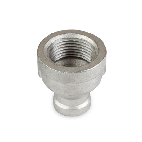 Everhot 3/4" x 1/4" 304 Stainless Steel Reducing Coupling, FNPT threaded