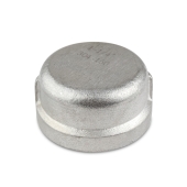 Everhot 1-1/4" 304 Stainless Steel Cap, FNPT threaded - Image 1