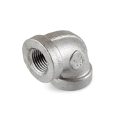 Everhot 1/8" 304 Stainless Steel 90° Elbow, FNPT threaded - Image 1