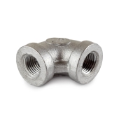 Everhot 1/8" 304 Stainless Steel 90° Elbow, FNPT threaded - Image 2