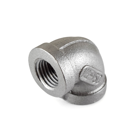 Everhot 1/4" 304 Stainless Steel 90° Elbow, FNPT threaded