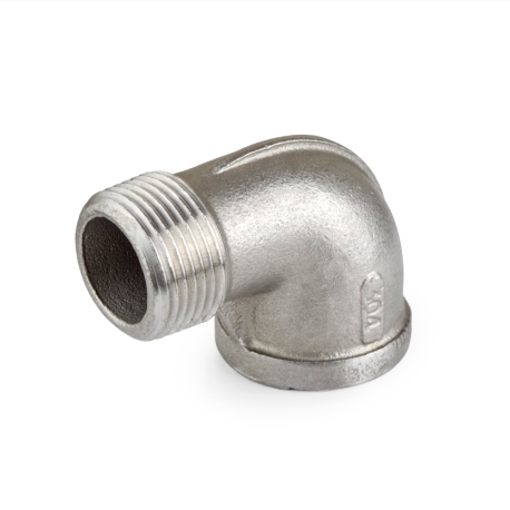 Everhot 1" 304 Stainless Steel 90&deg; Street Elbow, MNPT x FNPT threaded