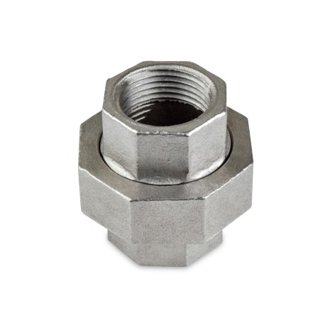Everhot 3/4" 304 Stainless Steel Union, FNPT x FNPT threaded