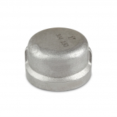 1" 304 Stainless Steel Cap, FNPT threaded Everhot