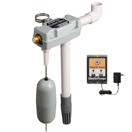 Liberty Pumps SumpJet Water Powered Backup Sump Pump w/ Alarm