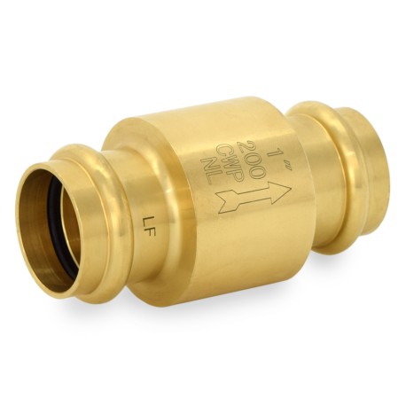 Wright Valves 1" Press Spring Check Valve, Lead-Free