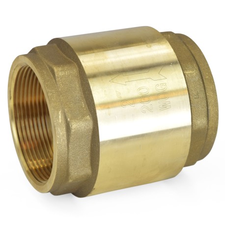 Wright Valves 2" Threaded Spring Check Valve, Lead-Free