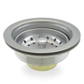 Matco-Norca St. Steel Kitchen Sink Drain Strainer w/ Fixed Stick Post Basket - Image 2