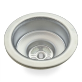 Matco-Norca St. Steel Kitchen Sink Drain Strainer w/ Fixed Stick Post Basket - Image 3