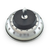 Matco-Norca St. Steel Kitchen Sink Drain Strainer w/ Fixed Stick Post Basket - Image 5