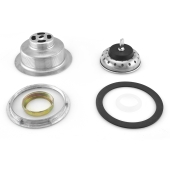 Matco-Norca St. Steel Kitchen Sink Drain Strainer w/ Fixed Stick Post Basket - Image 6