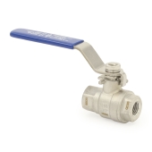 Boshart 1/4" NPT Threaded 304 St. Steel Ball Valve, Full Port (Lead-Free) - Image 1
