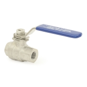 Boshart 1/4" NPT Threaded 304 St. Steel Ball Valve, Full Port (Lead-Free) - Image 2