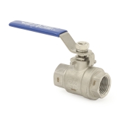 Boshart 1/2" NPT Threaded 304 St. Steel Ball Valve, Full Port (Lead-Free) - Image 1