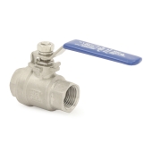 Boshart 1/2" NPT Threaded 304 St. Steel Ball Valve, Full Port (Lead-Free) - Image 2
