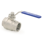 Boshart 1-1/4" NPT Threaded 304 St. Steel Ball Valve, Full Port (Lead-Free) - Image 2