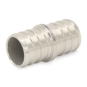 Boshart 3/4" PEX x 3/4" PEX Coupling, 304 St. Steel (Lead-Free) - Image 1