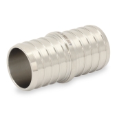 Boshart 1" PEX x 1" PEX Coupling, 304 St. Steel (Lead-Free) - Image 1