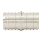 Boshart 1" PEX x 1" PEX Coupling, 304 St. Steel (Lead-Free) - Image 2