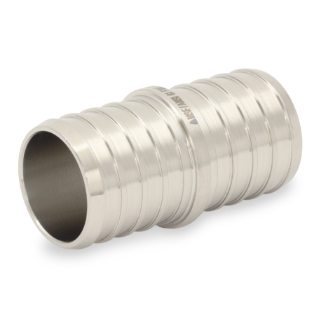 Boshart 1" PEX x 1" PEX Coupling, 304 St. Steel (Lead-Free)