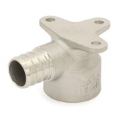 Boshart 3/4" PEX x 3/4" FPT Drop Ear Elbow, 304 St. Steel (Lead-Free) - Image 2