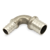 Boshart 3/4" PEX x 1/2" PEX Elbow, 304 St. Steel (Lead-Free) - Image 3