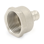 Boshart 1/2" PEX x 3/4" Female Threaded Adapter, 304 St. Steel (Lead-Free) - Image 2