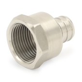 Boshart 3/4" PEX x 3/4" Female Threaded Adapter, 304 St. Steel (Lead-Free) - Image 2