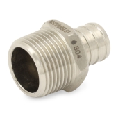 Boshart 3/4" PEX x 3/4" Male Threaded Adapter, 304 St. Steel (Lead-Free) - Image 2