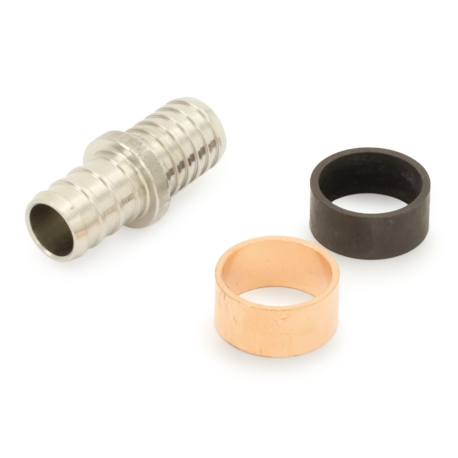 Boshart 1/2" PEX x 1/2" PB (polybutylene) Splicing/Repair Kit, 304 St. Steel (Lead-Free)