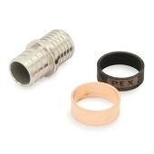 Boshart 3/4" PEX x 3/4" PB (polybutylene) Splicing/Repair Kit, 304 St. Steel (Lead-Free) - Image 1