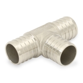 Boshart 1" PEX x 1" x 1" PEX Tee, 304 St. Steel (Lead-Free) - Image 3