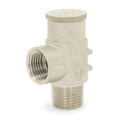 Boshart 1/2" MPT, 304 St. Steel Pressure Relief Valve 75 psi (Lead-Free) - Image 1