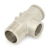 Boshart 3/4" MPT, 304 St. Steel Pressure Relief Valve 100 psi (Lead-Free) - Image 2