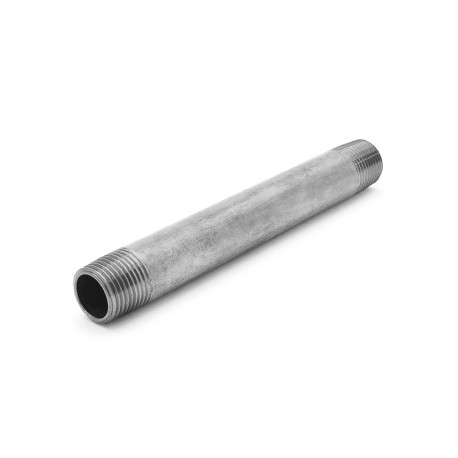 1/2" x 6" Stainless Steel Pipe Nipple Everhot