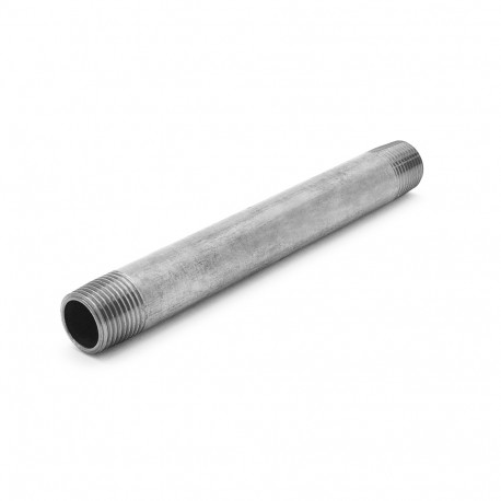 1/2" x 8" Stainless Steel Pipe Nipple Everhot