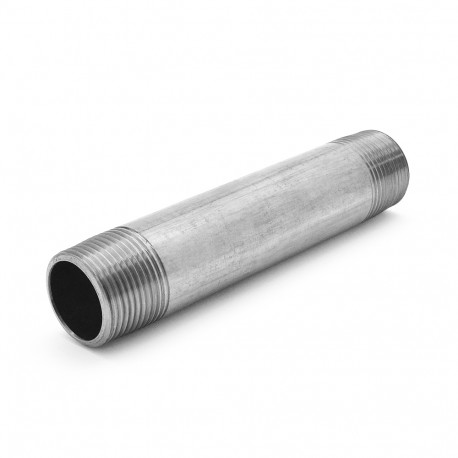 1" x 6" Stainless Steel Pipe Nipple Everhot