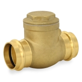 Wright Valves 1-1/4" Press Swing Check Valve, Lead-Free - Image 1