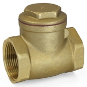 Wright Valves 1-1/4" Threaded Swing Check Valve, Lead-Free - Image 2
