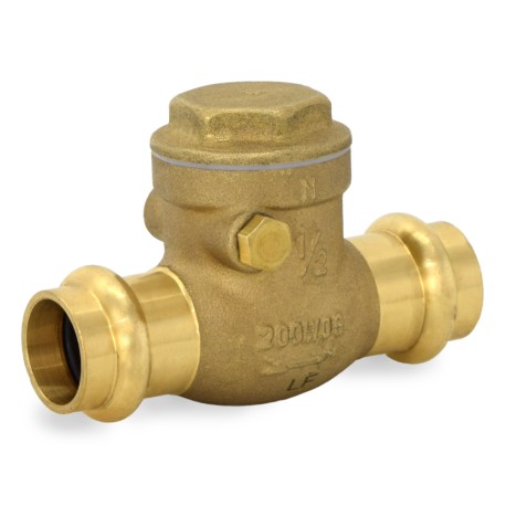 1/2" Press Swing Check Valve, Lead-Free Wright Valves