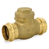 1-1/2" Press Swing Check Valve, Lead-Free Wright Valves