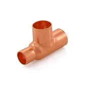 Everhot 3/4" x 1/2" x 3/4" Copper Tee - Image 1