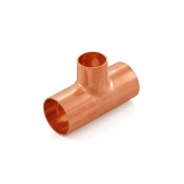 Everhot 3/4" x 3/4" x 1/2" Copper Tee - Image 1