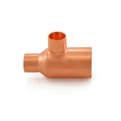 Everhot 1" x 1/2" x 1/2" Copper Tee - Image 2