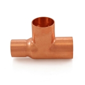 Everhot 1" x 3/4" x 1" Copper Tee - Image 2