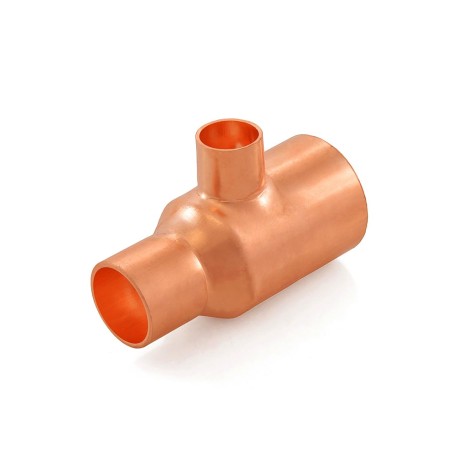 Everhot 1-1/4" x 3/4" x 1/2" Copper Tee