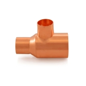 Everhot 1-1/4" x 3/4" x 3/4" Copper Tee - Image 2