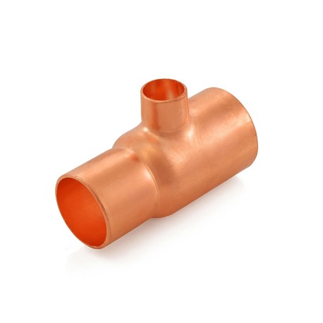 Everhot 1-1/4" x 1" x 1/2" Copper Tee