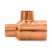 Everhot 2" x 1-1/4" x 1-1/4" Copper Tee - Image 3
