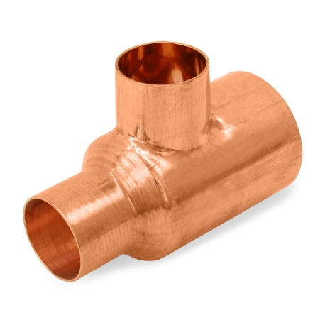 Everhot 2" x 1-1/4" x 1-1/4" Copper Tee